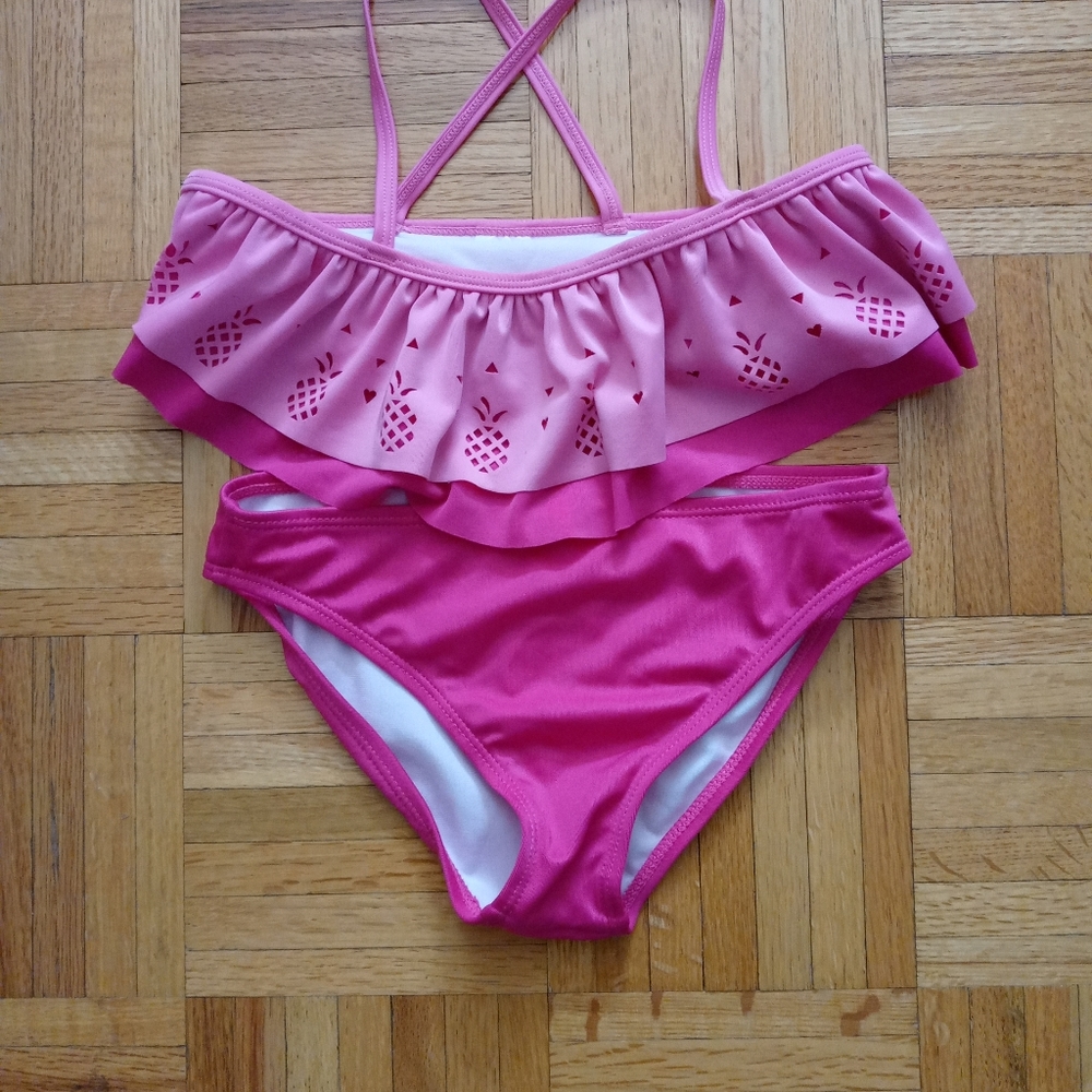 Crazy 8 girls 2-piece bathing suit  Size 7/8